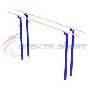 Купить Брусья гимнастические мужские массовые со стеклопластиковыми жердями (уличн. под бетонирование) в Рязани 