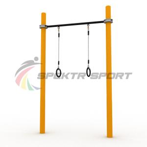 Купить Турник классический для занятий Воркаут с кольцами SP WRK-07 + Rings_76mm в Рязани 