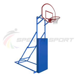 Купить Стойка стритбольная складная с фанерным щитом, кольцом, сеткой и защитой Street в Рязани 